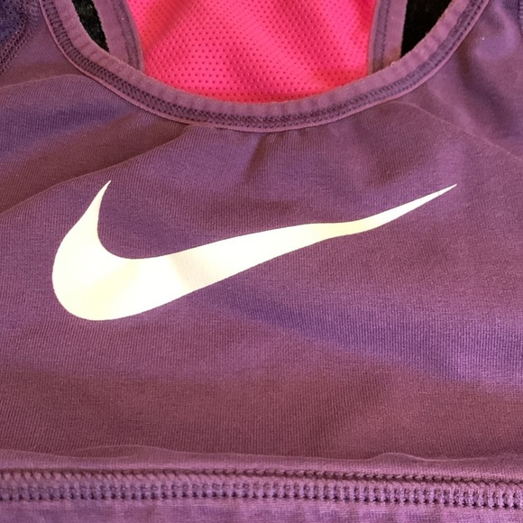 Pink and Purple Nike Reversible Sports Bra - Picture 7 of 10